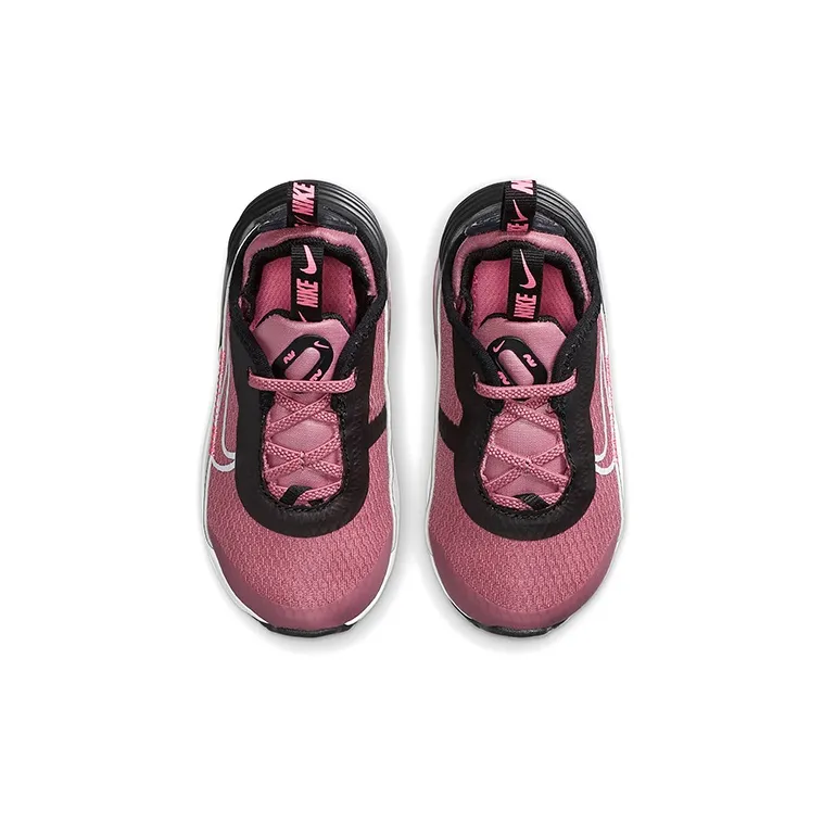 Nike Air Max 2090 Breathable Low Top Running Shoes Black Pink Infant And Toddler-3