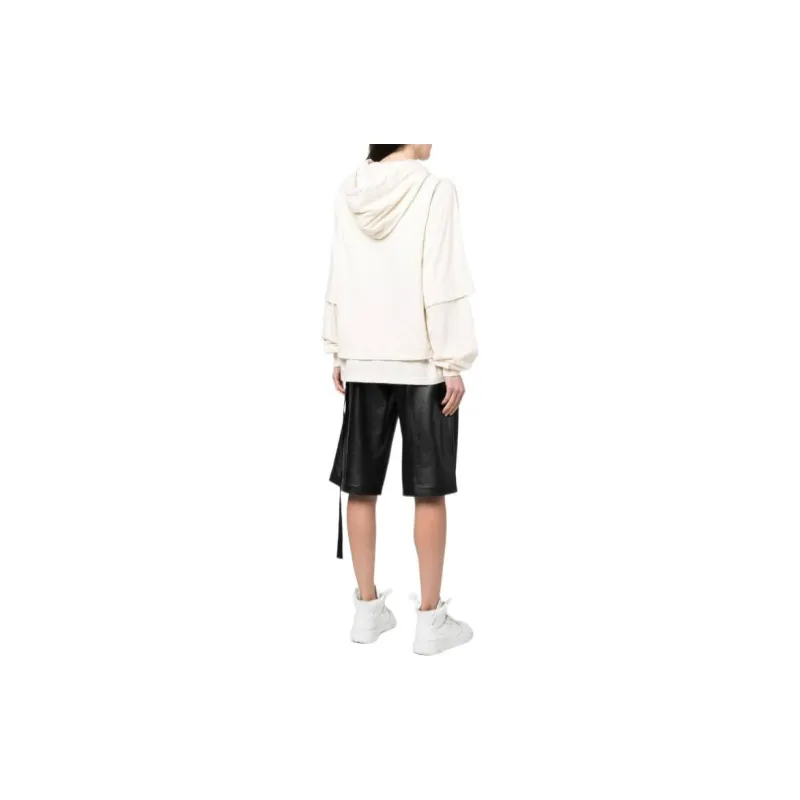 Rick Owens DRKSHDW Hustler Hoodie Natural-2