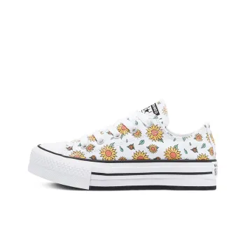 Converse Chuck Taylor All Star EVA Platform Low GS 'Sunflowers'