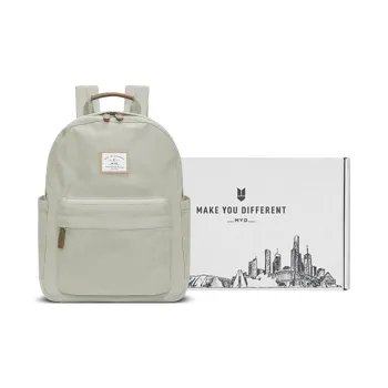 MYD Polyamide Backpack Large Size Unisex Kiwi/Sunflower Seed/Blackberry