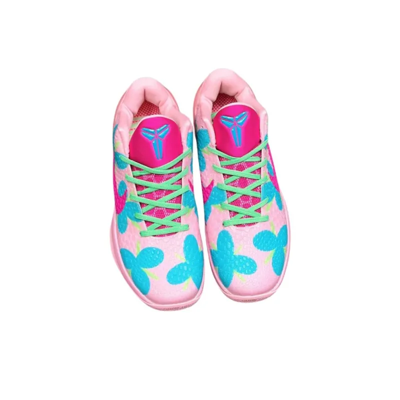 Nike Zoom Kobe 6 Protro PE Cushioned Slip Resistant Low Top Basketball Shoes Men's Pink-3