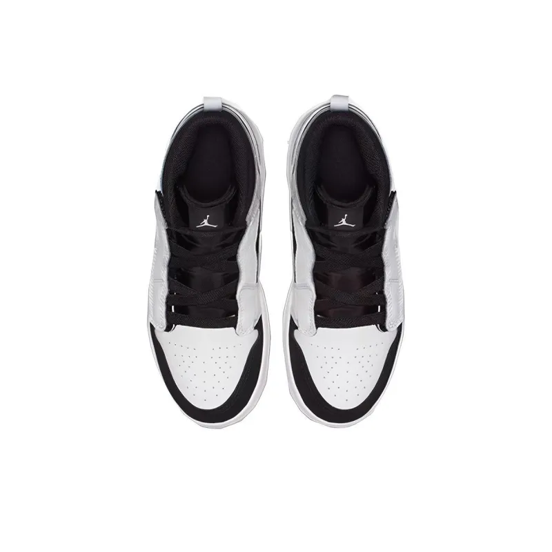 Jordan 1 Mid Alt White Black PS-3