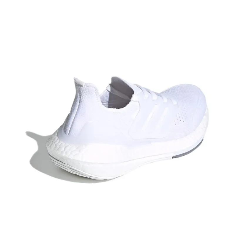Adidas Ultraboost 21 J Slip Resistant, Abrasion Resistant, Breathable Low Top Kids' Running Shoes White Teenagers-3