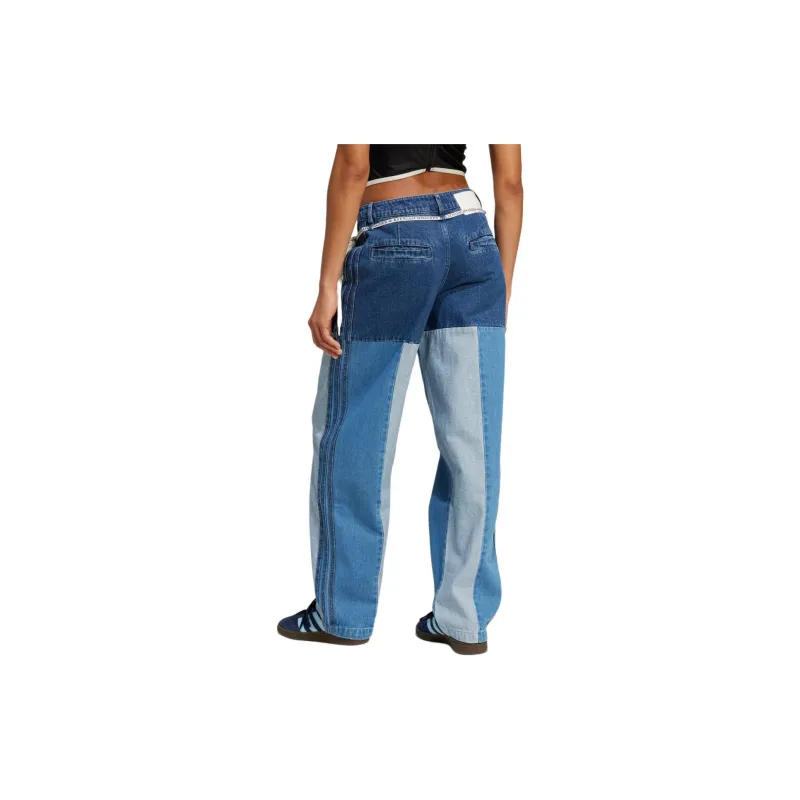 Adidas Originals Kseniaschnaider Patchwork Straight Leg Jeans-2