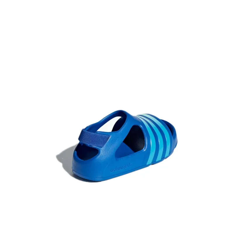 Adidas Originals ADILETTE Low Top Toddler Shoes Blue Infant And Toddler-2