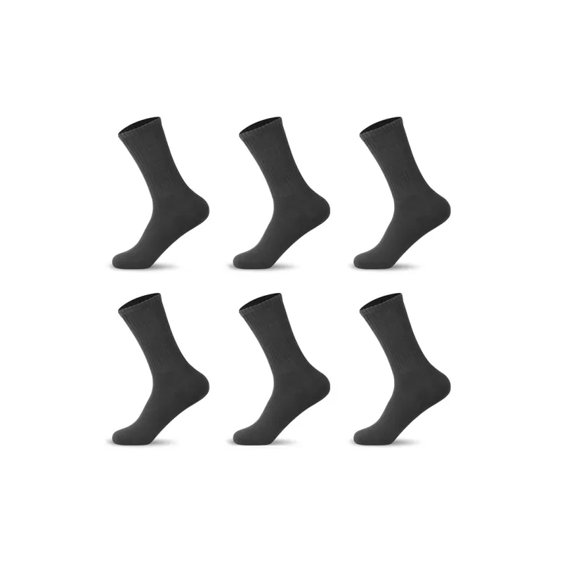 H YXIANG Mid Calf Socks Women's 6 Pack-11