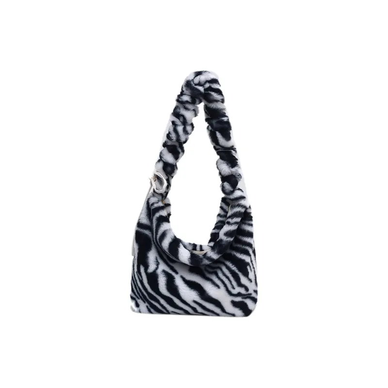 Yalu Velour Handbag, Shoulder Bag Regular Women's Multicolor-0