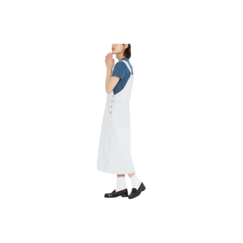 Levi's Slip Dress Women's Light Blue-5