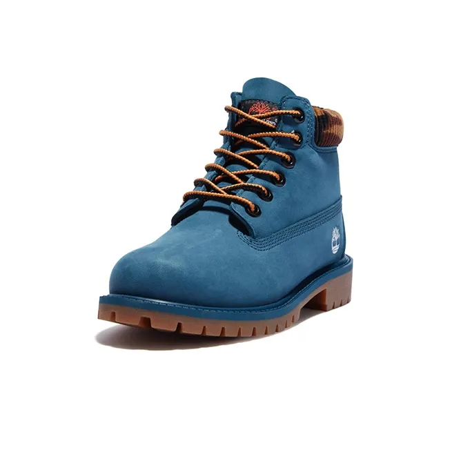 Timberland Waterproof And Wear resistant Low Shaft Kids' Boots Ocean Blue Teenagers-2
