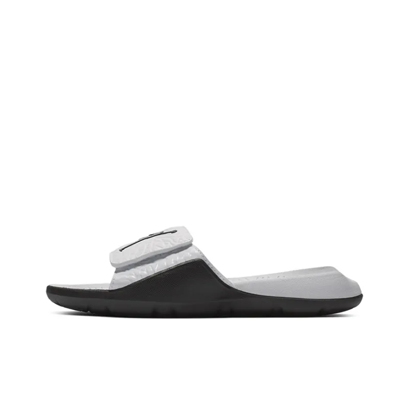 Jordan Hydro 7 V2 Kids' Slippers Black Gray Teenagers-0