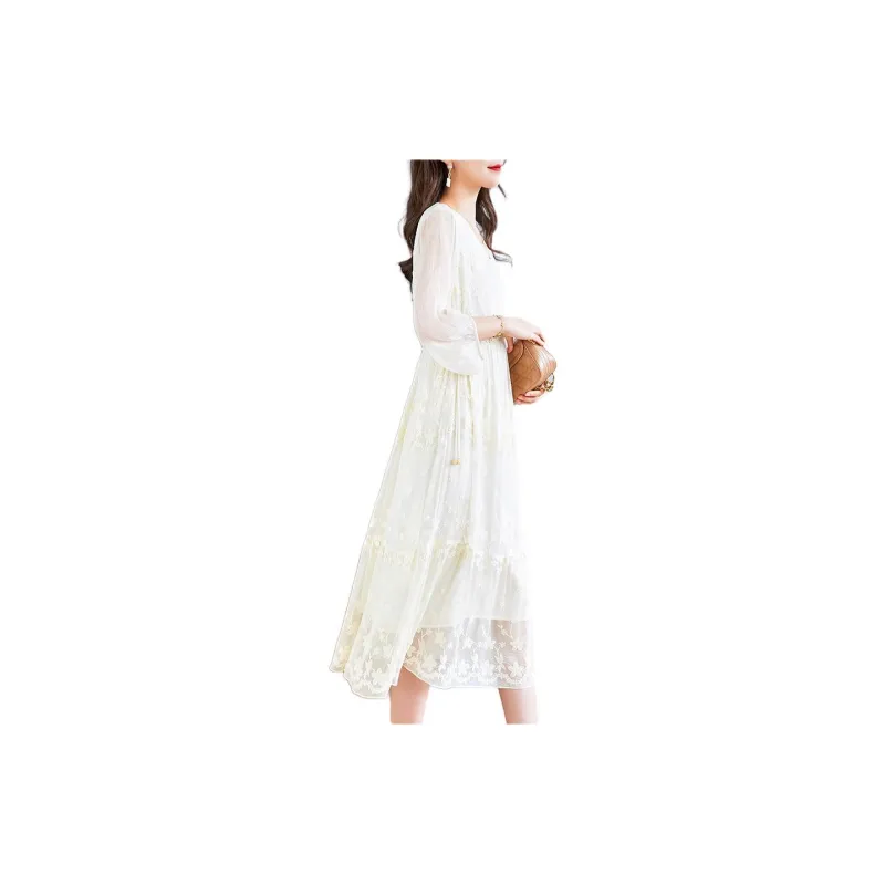 Ink Beauty Long Sleeved Dress Women's-7