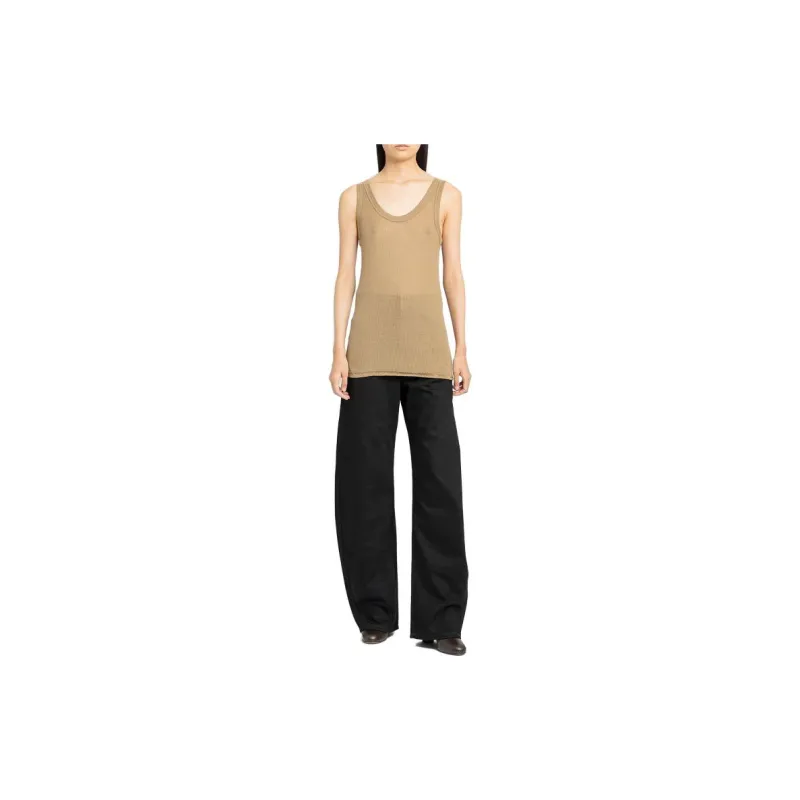 Lemaire Ribbed Silk jersey Tank Top-1