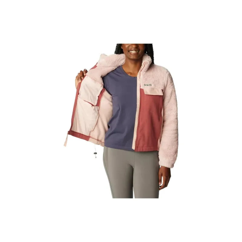 Columbia Jackets Women's Gray Pink-3