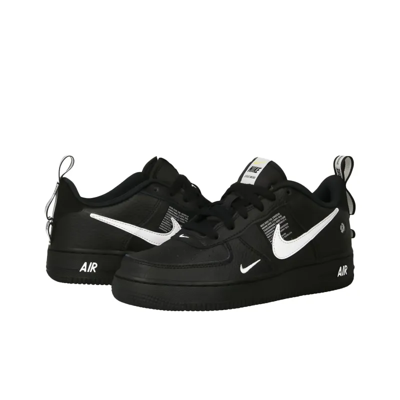 Nike Air Force 1 Utility Black White GS-2