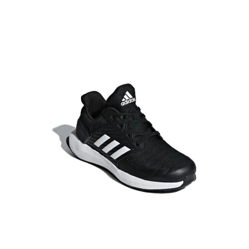 Adidas Rapida Run Wide K Slip Resistant Low Top Kids' Running Shoes Black White Kids'-2
