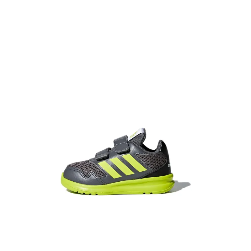 Adidas Altarun CF I Wear-Resistant Low-Top Toddler Shoes Gray Yellow Infant And Toddler-0