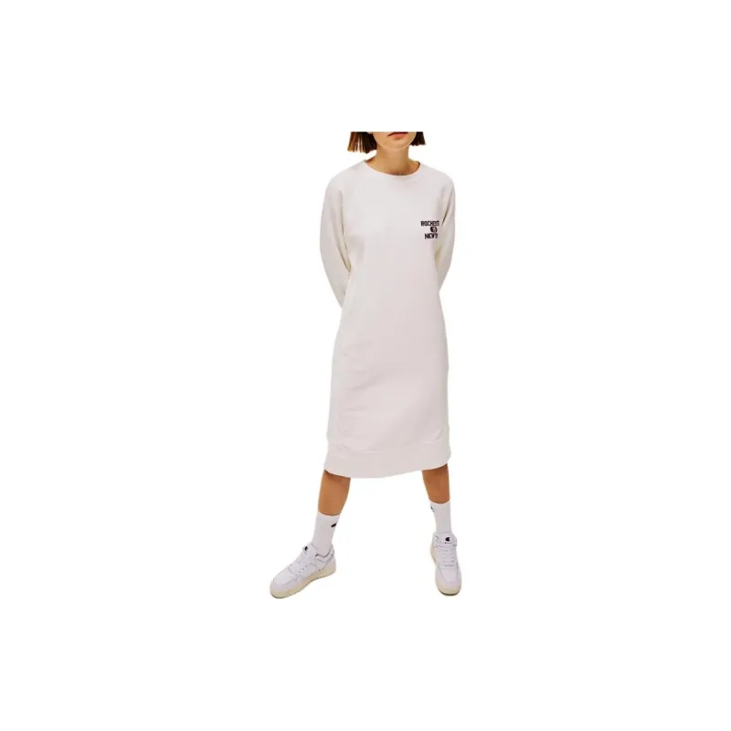 Champion Long Sleeved Dresses Women's White-3