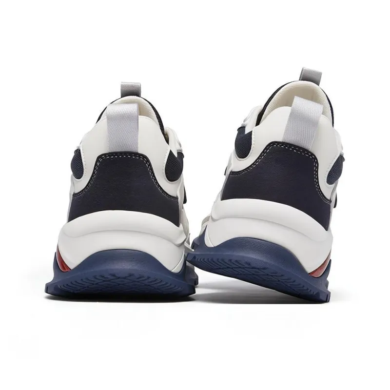 JEEP SPIRIT Slip Resistant, Abrasion Resistant, Breathable, Impact Resistant Low Top Outdoor Shoes Men's White Blue-4