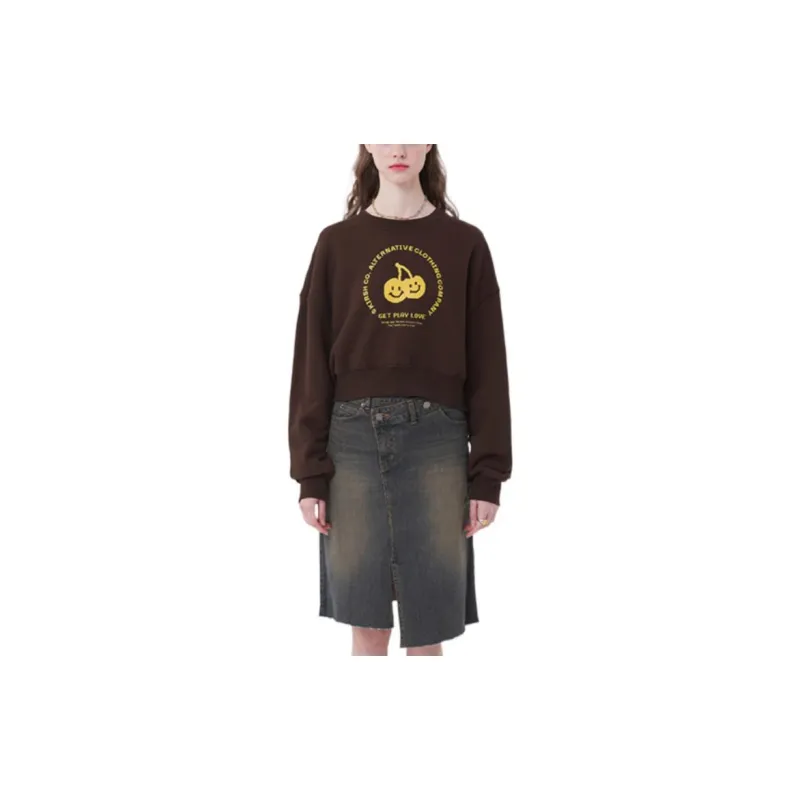 KIRSH Sweatshirts Women's Brown-1