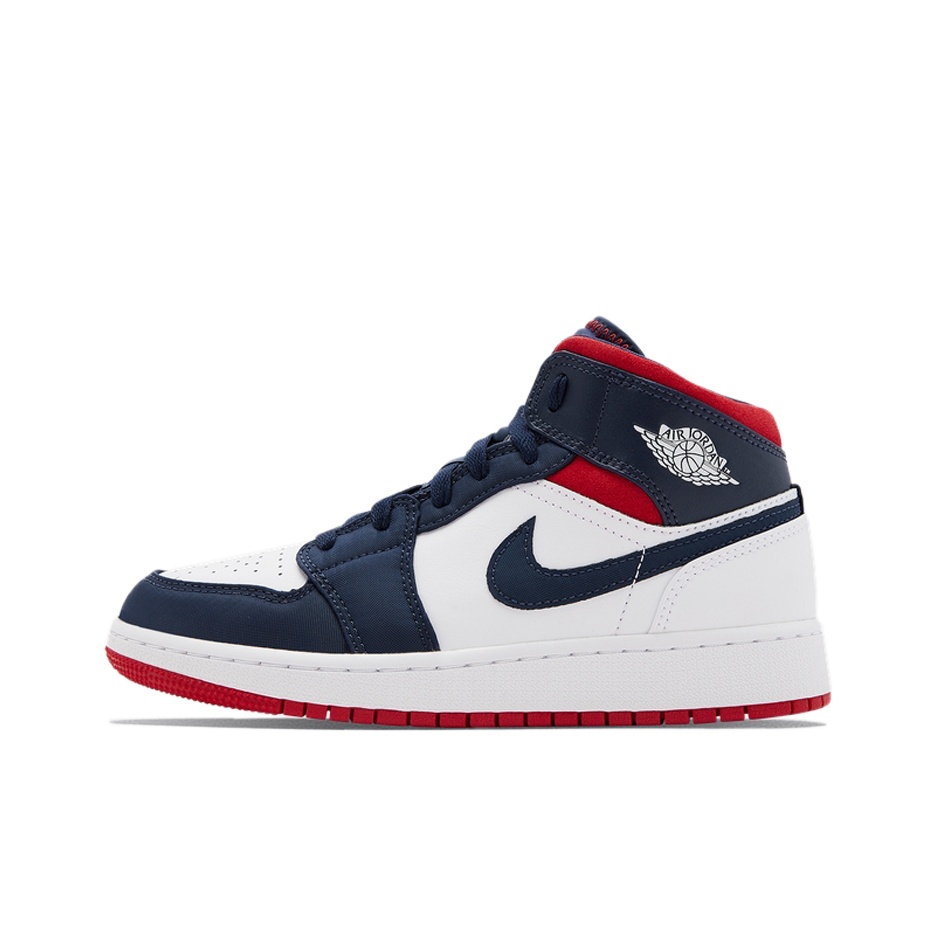 Buy Air Jordan 1 Mid Brushstroke GS Size 6.5Y DA8006-100