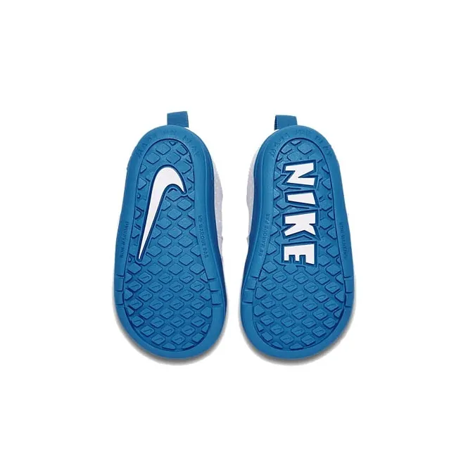 Nike Pico 5 Low Top Toddler Shoes White Blue Baby-3