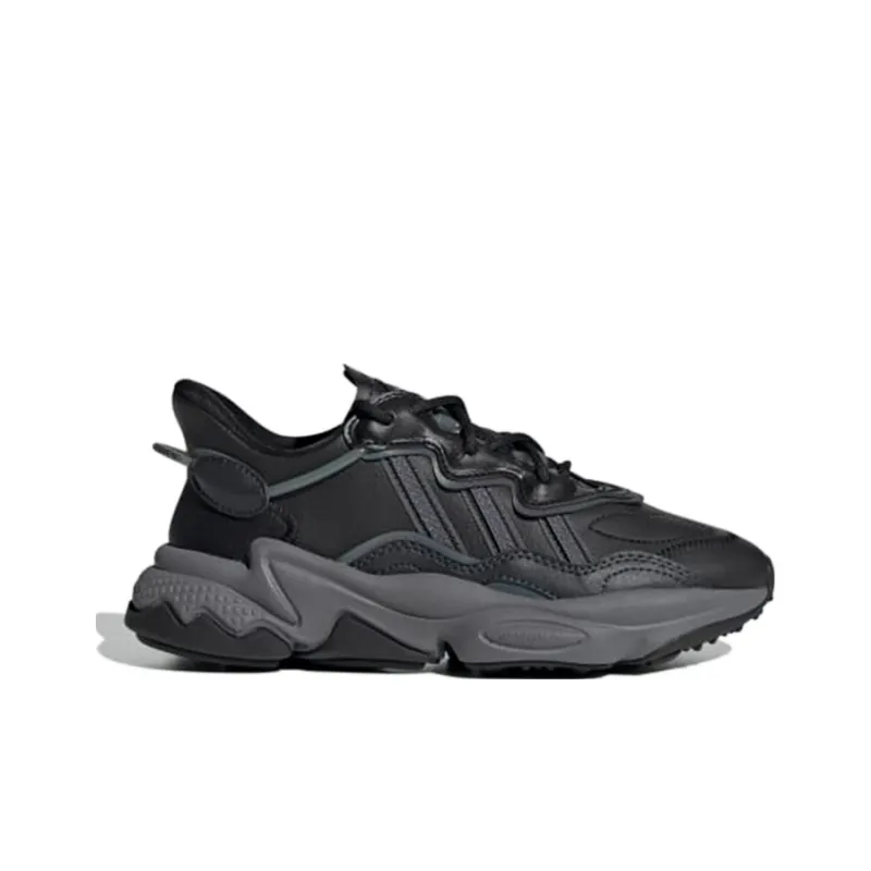 Adidas Originals Breathable Low Top Kids Lifestyle Shoes Black Teenagers-1