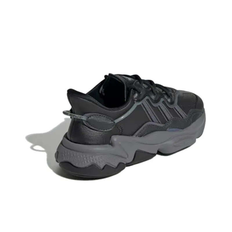 Adidas Originals Breathable Low Top Kids Lifestyle Shoes Black Teenagers-3