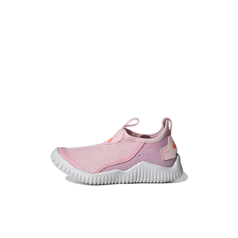 Adidas Rapidazen S .Rdy C Anti Slip Wear Resistant Mid Top Kids' Running Shoes Pink White Children Aged 3 7 Years Old-0