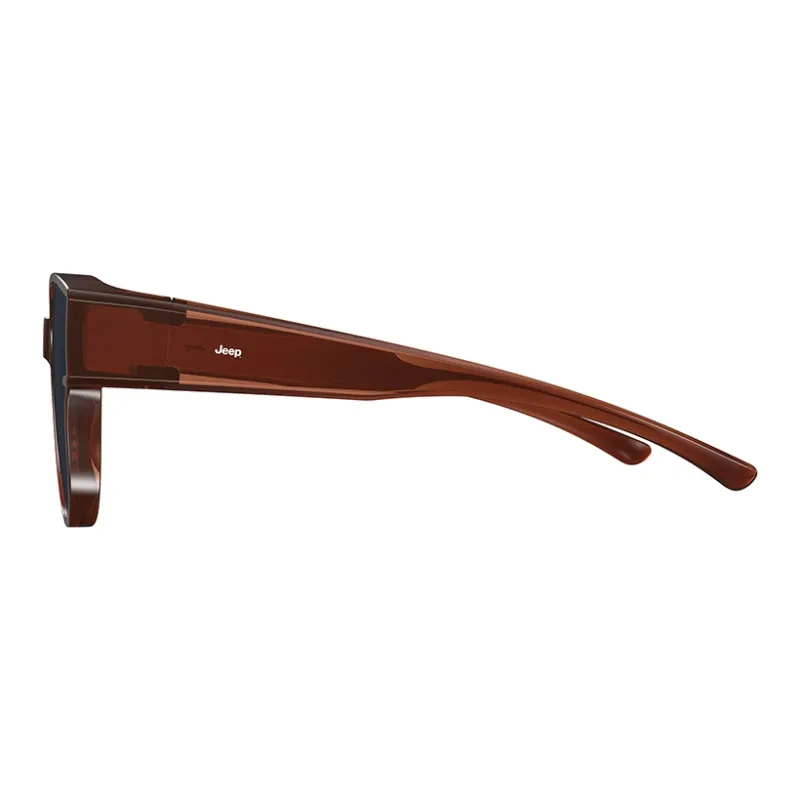 Jeep TR/Memory Plastic Round Sunglasses Unisex-8