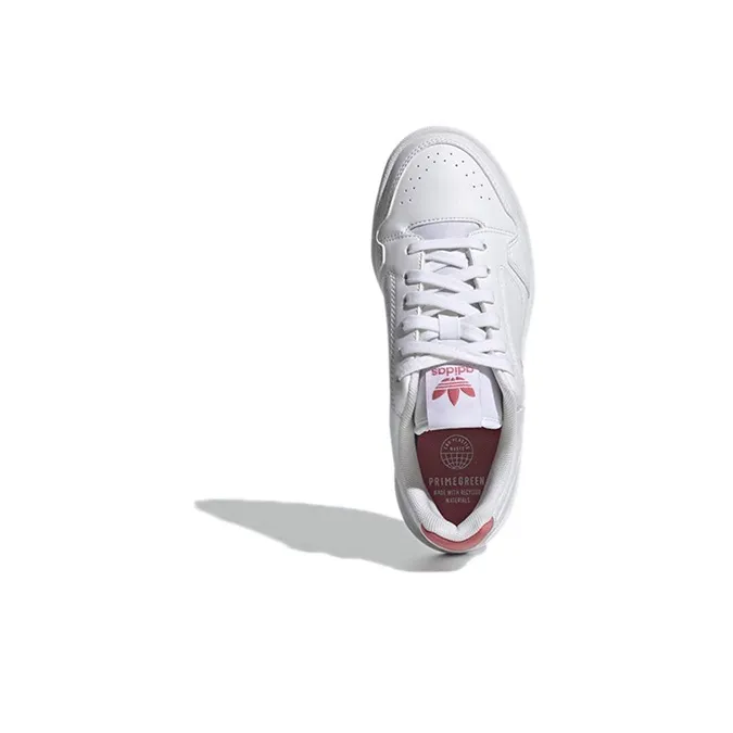 Adidas Originals NY 90 Abrasion Resistant Low Top Skateboard Shoes White Teenagers-4