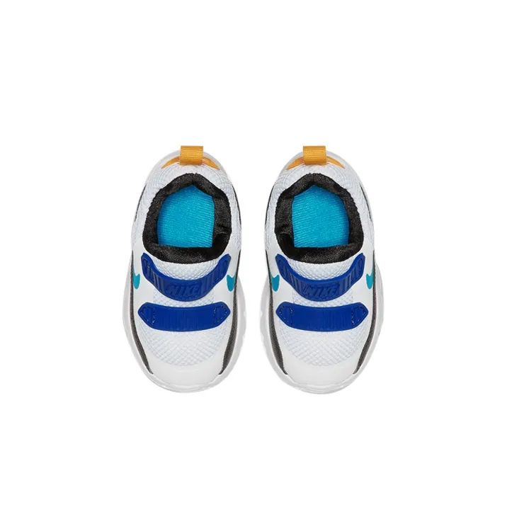 Nike Air Max 90 Cushioning, Wear Resistant Low Top Toddler Shoes White Blue Infant And Toddler-3