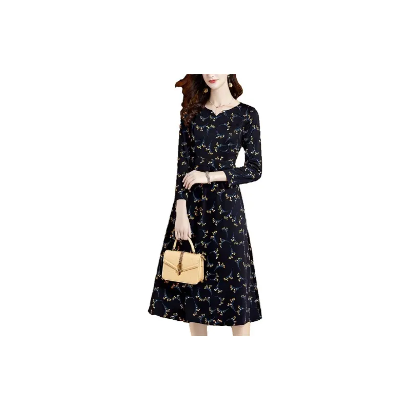 CYANINE SEA Long-Sleeved Dresses Women's Multicolor-1