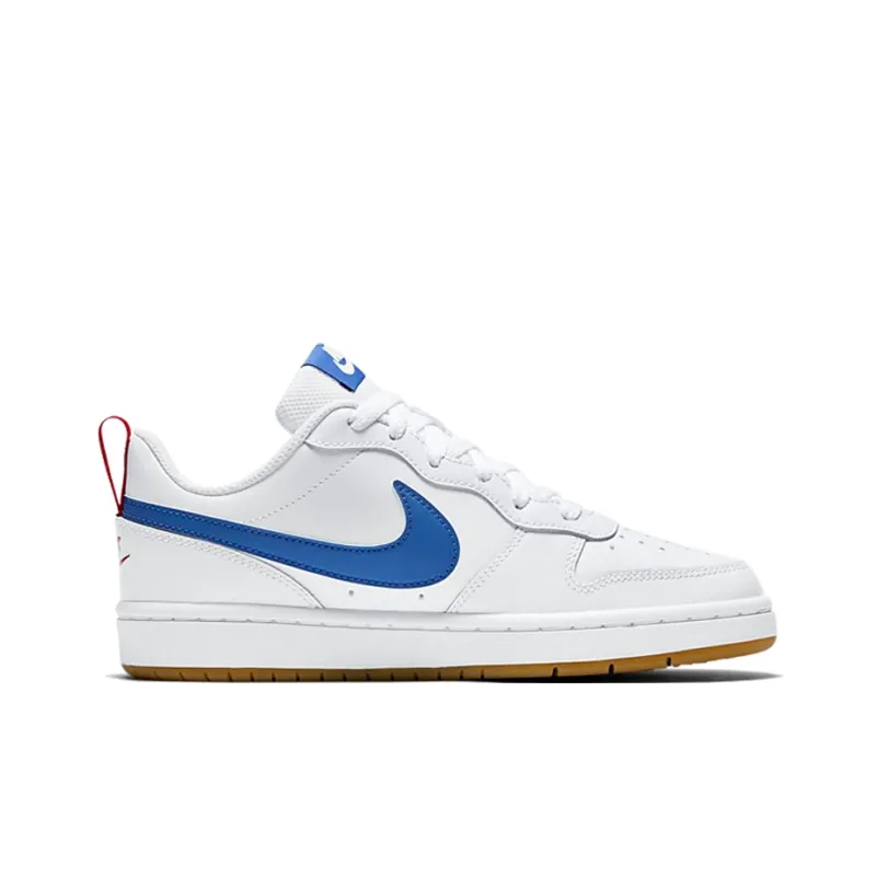 Nike Court Borough Low 2 'White Blue Red' GS-1
