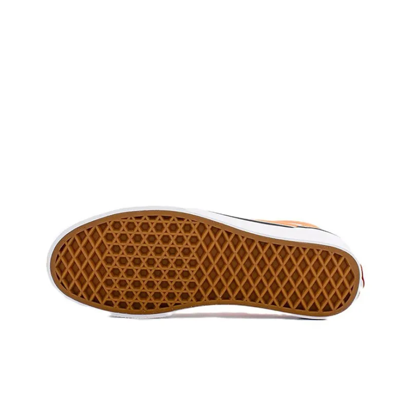 Vans Old Skool Anti-Slip And Wear-Resistant Lightweight Low-Top Kids' Skateboarding Shoes Orange Teenagers-3