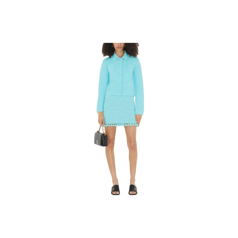 Burberry Crochet Jacket Blue-1