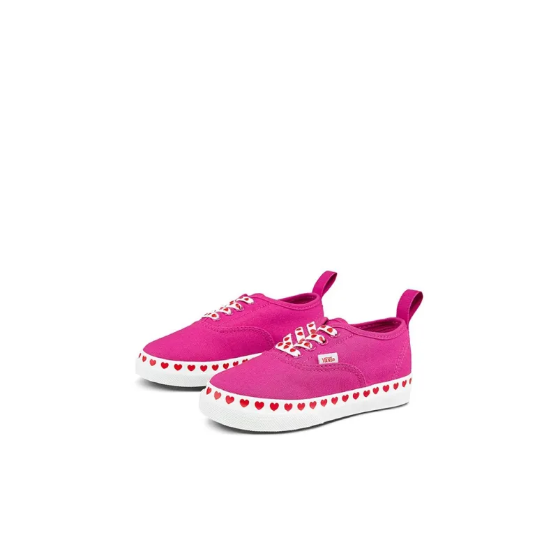Vans Authentic Anti-Slip And Wear-Resistant Breathable Low-Top Toddler Shoes Rose Red Infant And Toddler-1