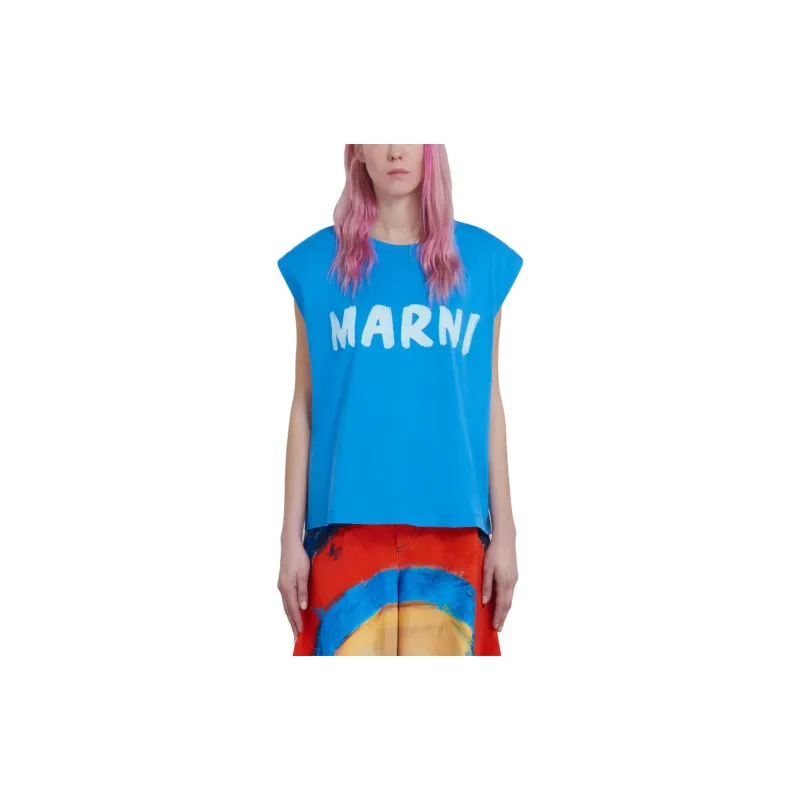 MARNI T Shirts Women's Blue-1
