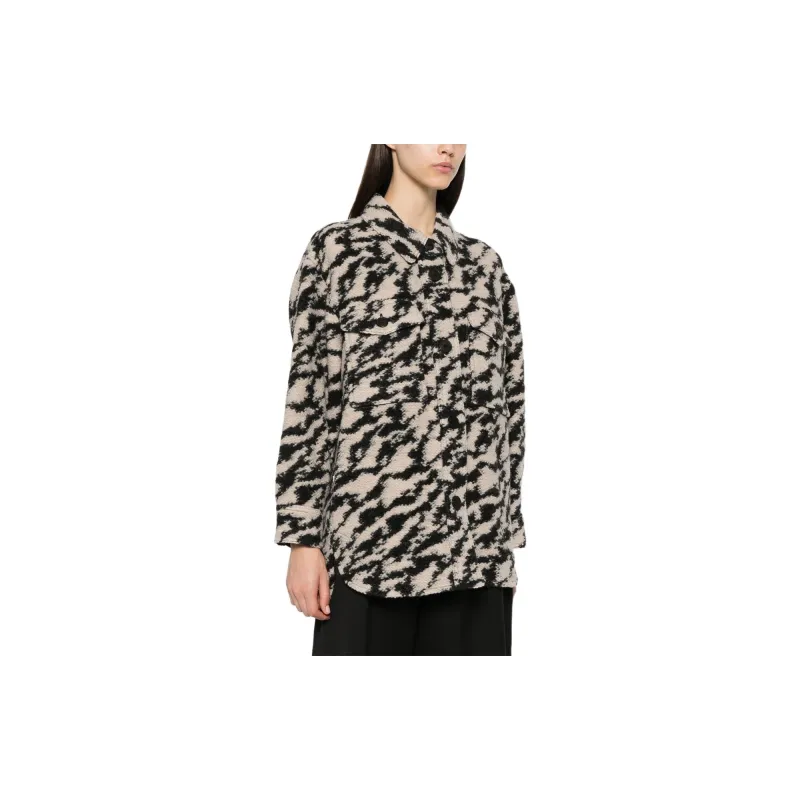 ISABEL MARANT ETOILE Harveli Button Up Overshirt-2