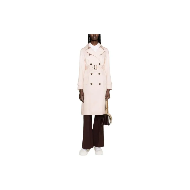 BARBOUR SS24 Trench Coat Women's Light Pink-1