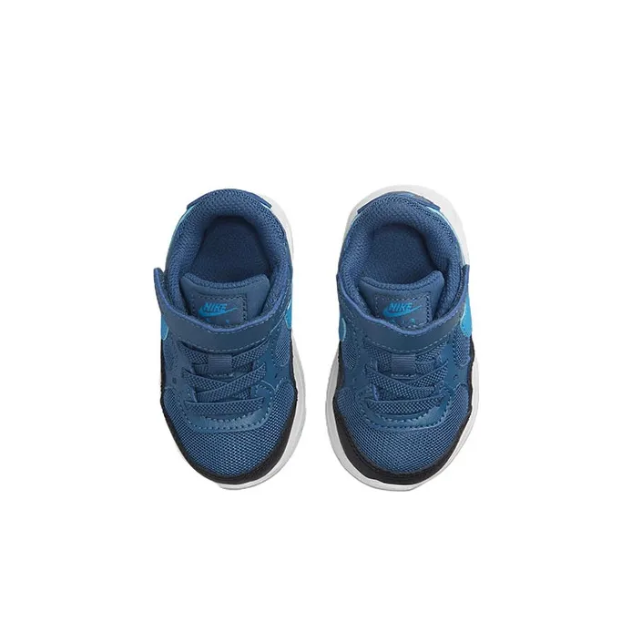 Nike Air Max SC Slip-Resistant Cushioning Wear-Resistant Low-Top Toddler Shoes Blue Black Infant And Toddler-3