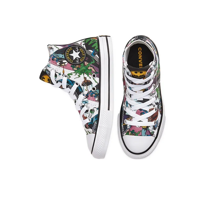 Batman x Converse Chuck Taylor All Star High Top High Top Casual Canvas Shoes Multicolor Teenagers-2