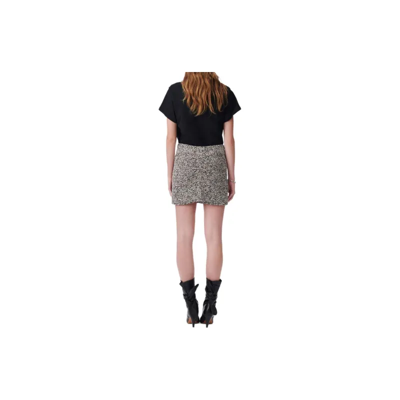 IRO NIGHT Hortense Mini Draped Skirt-2