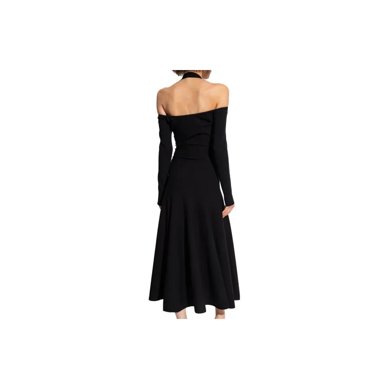 Alaia Long-Sleeved Dresses Women's Black-2