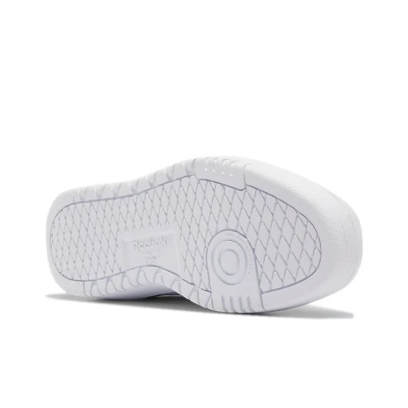 Reebok Club C Non-slip Wear-resistant Shock Absorption Low-Top Kids' Skateboarding Shoes Cloud White Teenagers-5