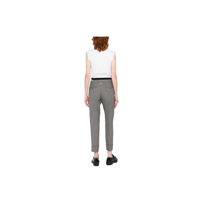 THOM BROWNE Cropped Tailored Trousers-2