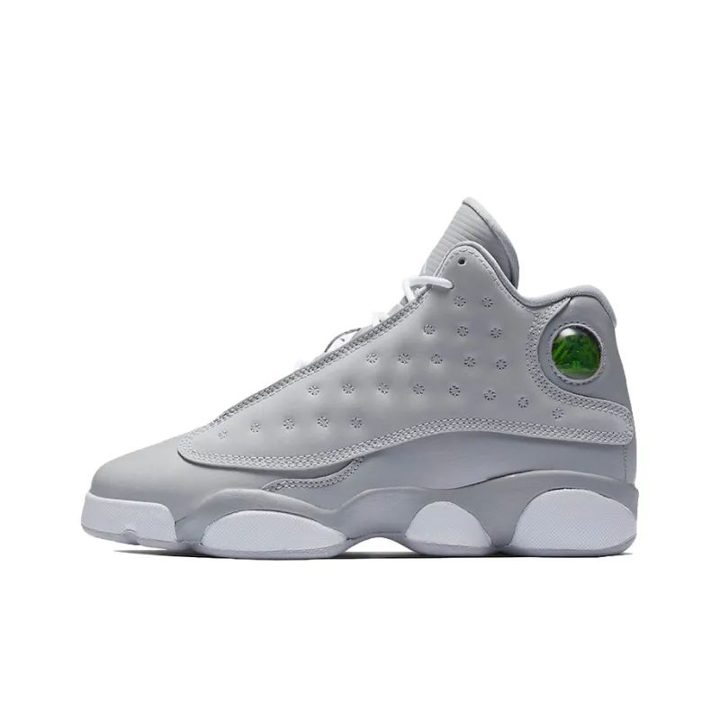 Jordan 13 Retro Wolf Grey Deadly Pink GS-0