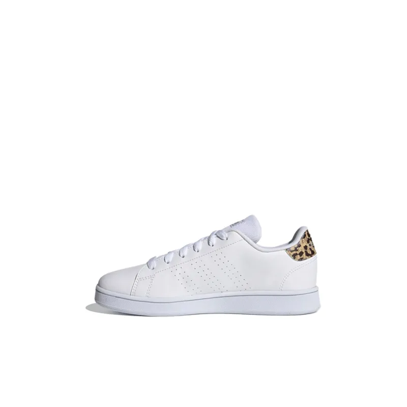 Adidas Neo ADVANTAGE Low Top Kids' Skateboarding Shoes White Beige Kids'-0