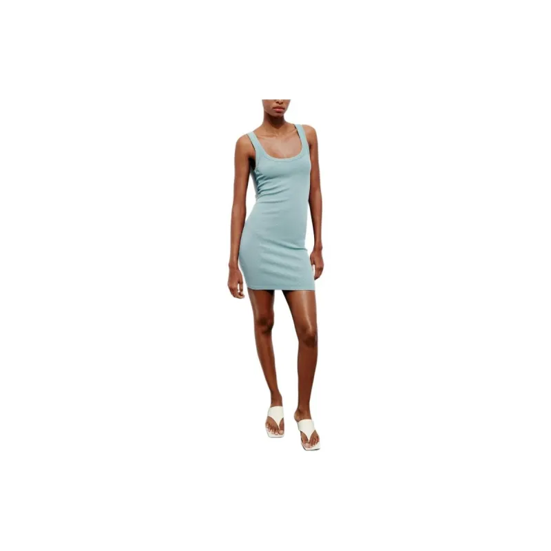 ZARA Sleeveless Dress Women's Light Blue-2