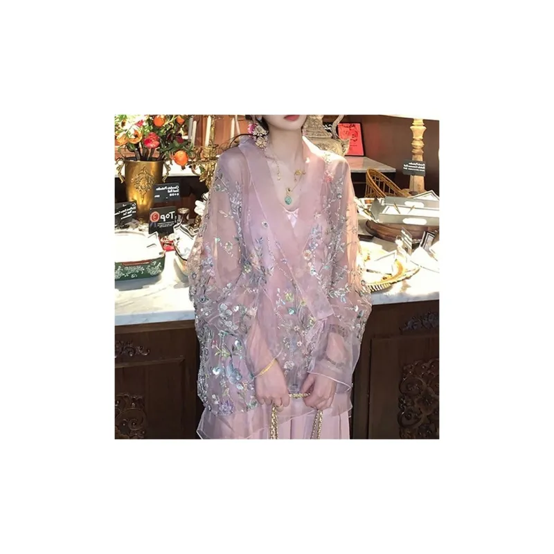 CHARM PICK Shirts Women's Pink-3