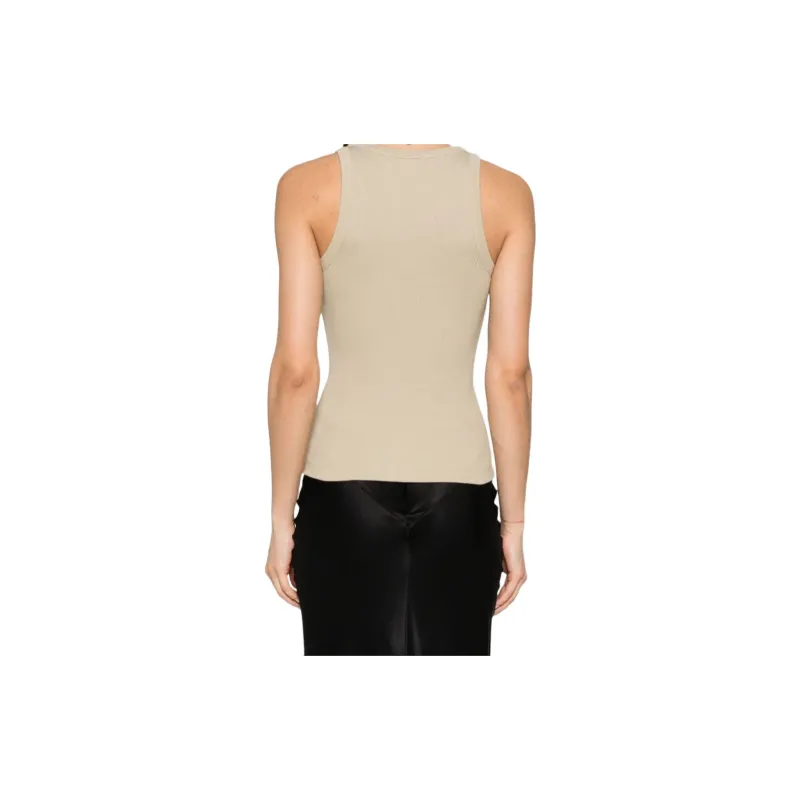 VINCE Tank Tops Women's Light Green-1